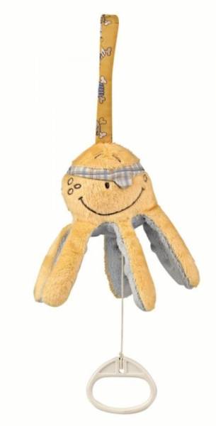 Noukies Peluche Musicale Pieuvre Calypso - 15 cm