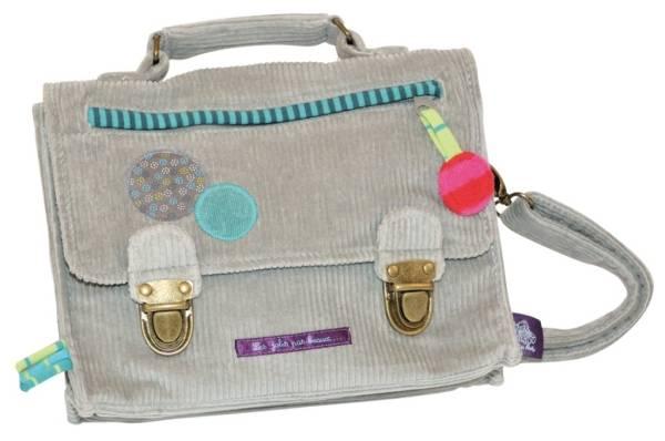 Moulin Roty Petit cartable gris les jolis pas beaux Livraison Gratuite 24 48h