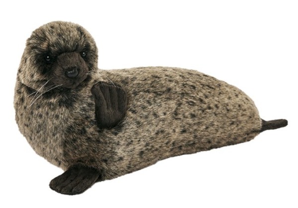 Hansa Peluche phoque gris 37 cm Doudouplanet Livraison Gratuite 24 48h