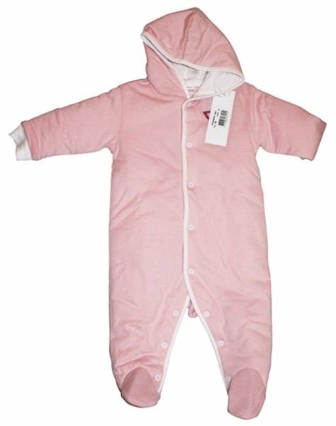 Guess Enfant Pilote à Capuche Rose 3/6 mois