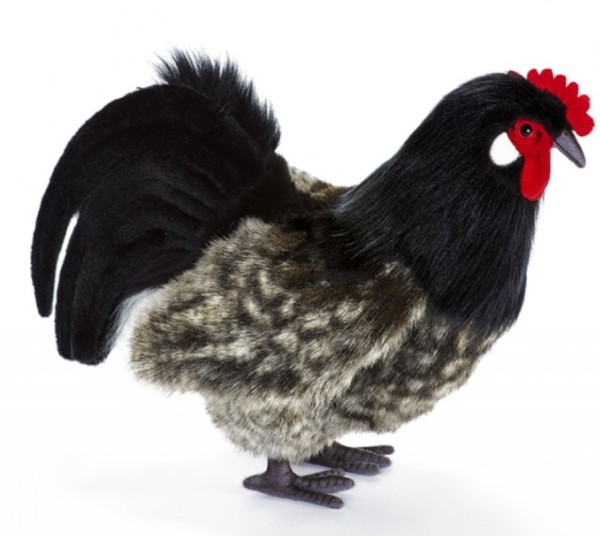 Hansa Peluche poule noire Doudouplanet Livraison Gratuite 24 48h