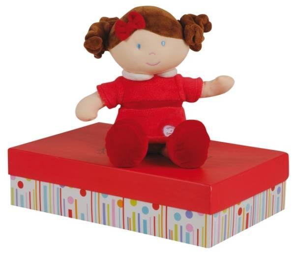 Doudou et Compagnie Poupée Demoiselles de Doudou Mademoiselle Framboise - 32 cm