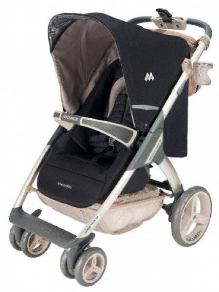 Maclaren Poussette Grand Tour LX Black Champagne
