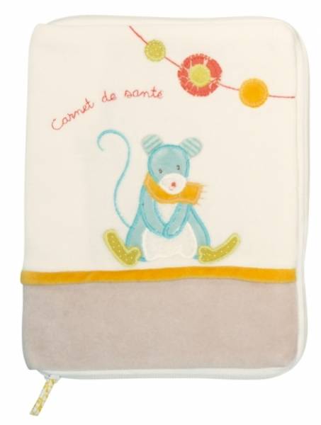 Moulin Roty Protège Carnet de Santé Biscotte et Pompon