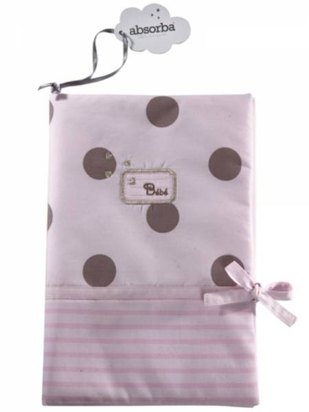 Absorba Protège Carnet de Santé Bisous Rose