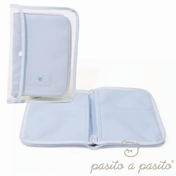 Pasito A Pasito Protège Carnet de Santé Bleu