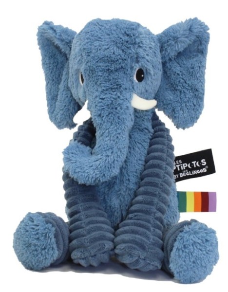 Les Déglingos Peluche Eléphant Dimoitou Les Ptipotos