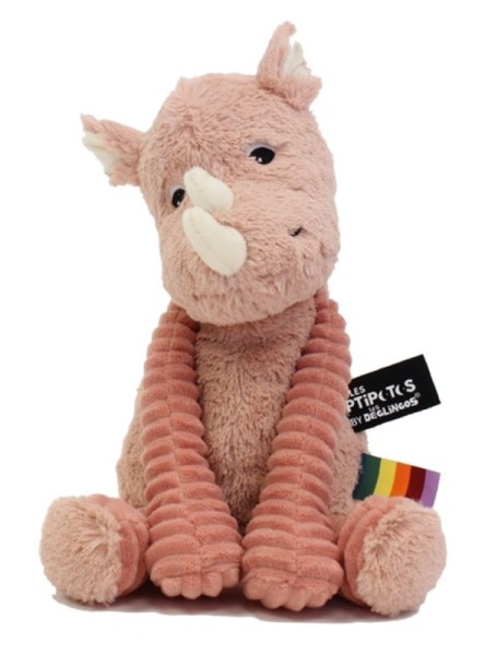 Les Déglingos Peluche Rhinocéros Grobisou Les Ptipotos