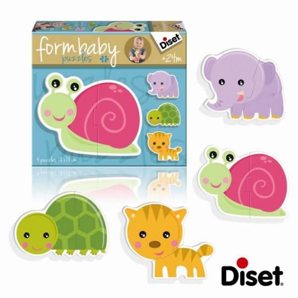 Diset Puzzle Form Baby Escargot
