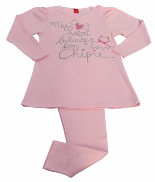 Chipie Pyjama 2 Pièces Basic Rose