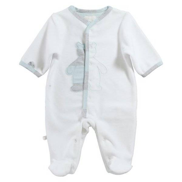 Noukies Pyjama Ours Nouky Blanc 3 Mois