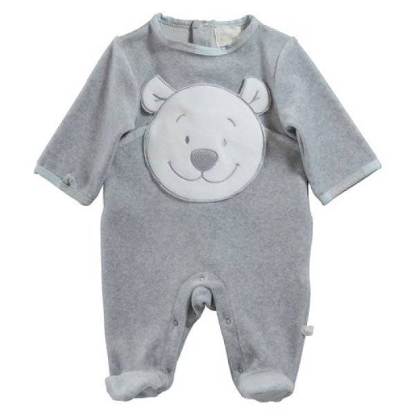 Noukies Pyjama Ours Nouky Gris 12 Mois