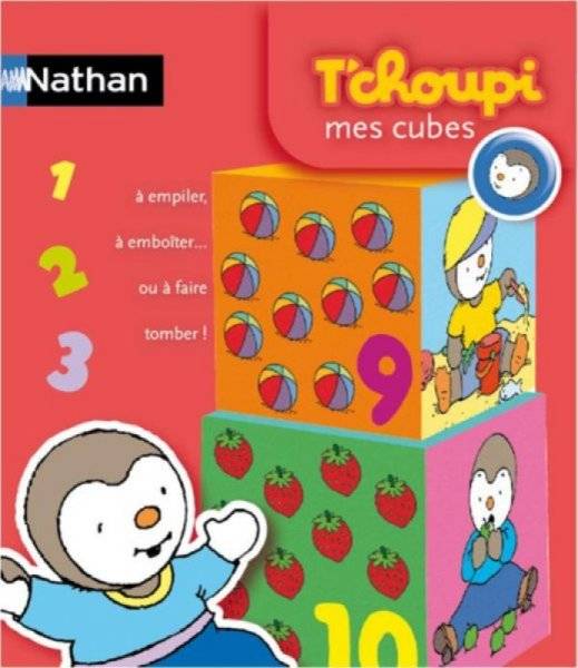 Nathan Jeux Pyramide Cube Tchoupi