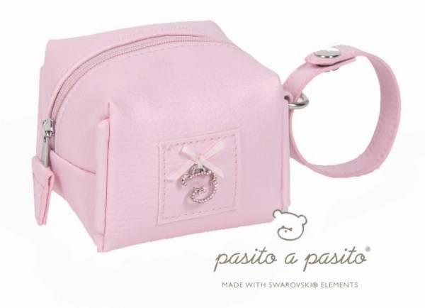 Pasito A Pasito Range Sucette Rose By Swarovski