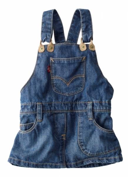Levis Robe Jeans Teri  Fille 12 Mois