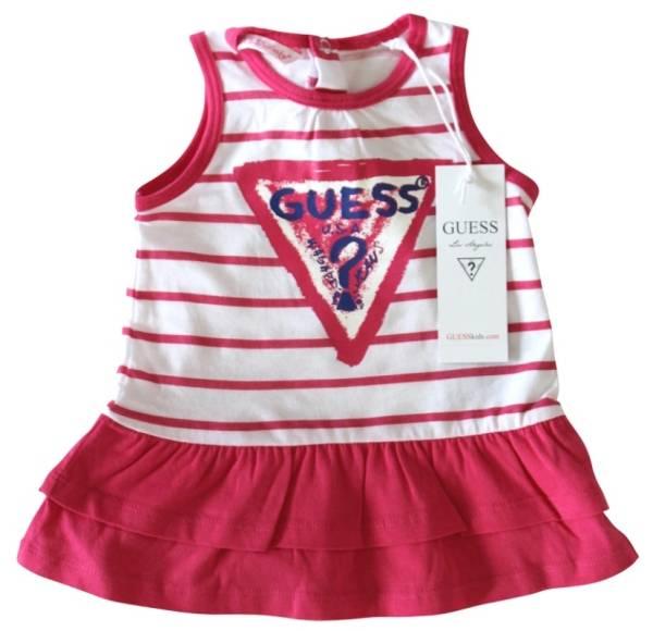 Guess Enfant Robe Rose à Volants