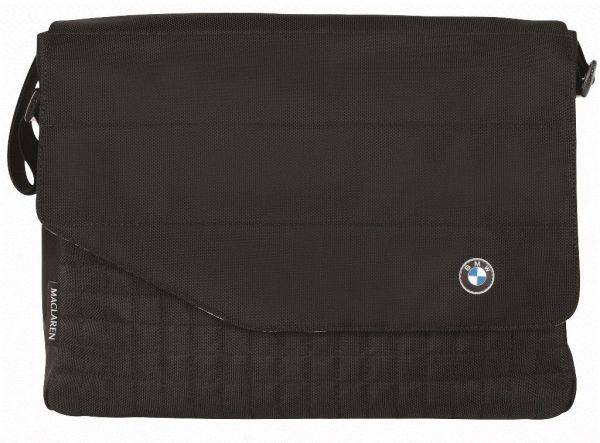 Maclaren Sac à Langer Messenger Noir BMW