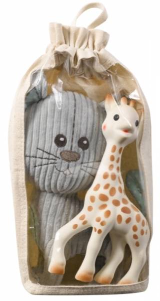  Set Peluche Chat Lazare et Sophie la Girafe