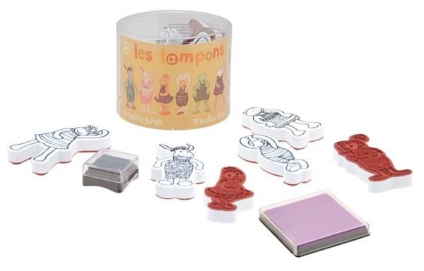 Moulin Roty Set Tampons La Grande Famille