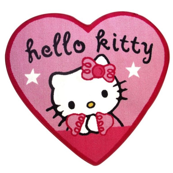 Fun House Tapis Coeur Hello Kitty