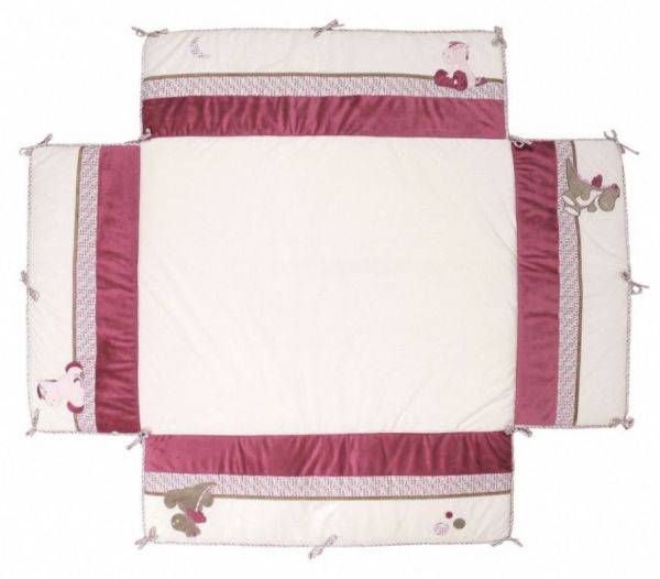 Noukies Tapis de Parc avec Bord Victoria et Lucie
