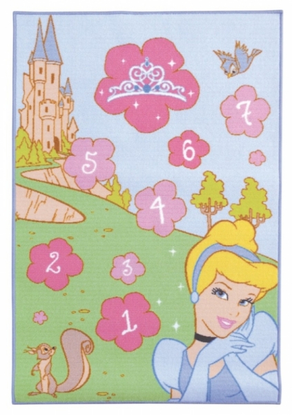 Fun House Tapis Marelle Princesses 80x120 cm