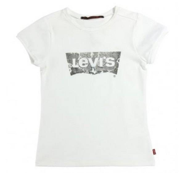 Levis Tee-Shirt Babs Manches Courtes Blanc 4 Ans