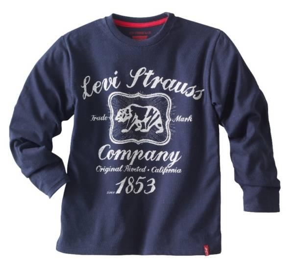 Levis Tee-Shirt Harve Manches Longues Navy 3 Ans