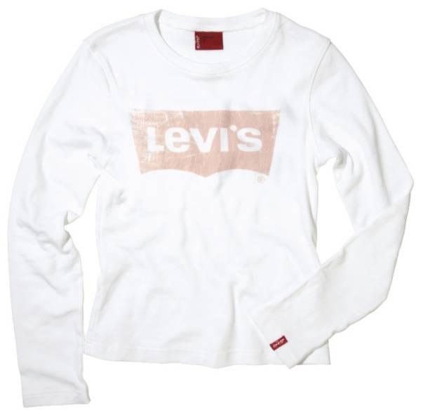 Levis Tee-Shirt Sidney Manches Longues Blanc 4 Ans