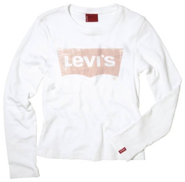 Levis Tee-Shirt Sidney Manches Longues Blanc 6 Ans