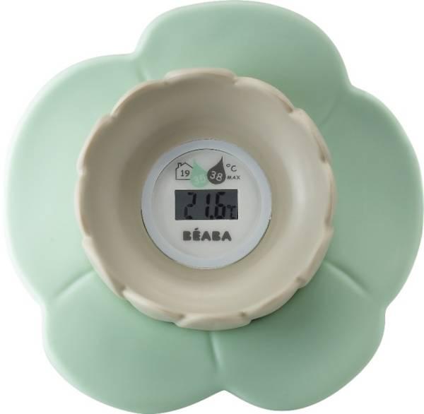 Beaba - Thermomètre de bain lotus poudré bleu, Livraison Gratuite 24/48h
