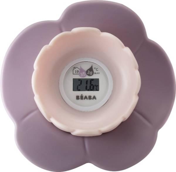 Beaba Thermomètre de Bain Lotus Poudré Rose