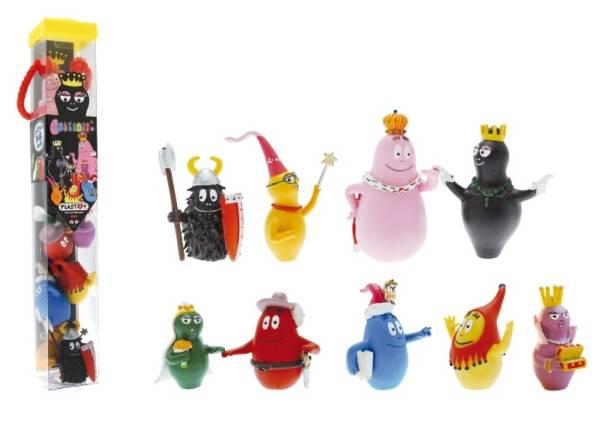 Plastoy Tube Figurines Barbapapa Médiéval