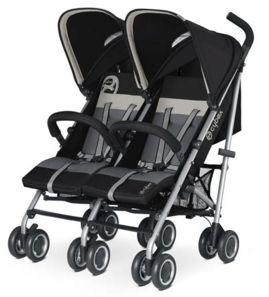 Cybex Poussette Double Twinyx Oyster Light Grey