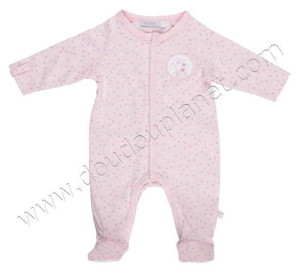 Noukies Pyjama Jersey Rose Lola - 1 mois