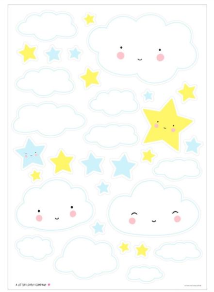 A Little Lovely Company Stickers Nuage