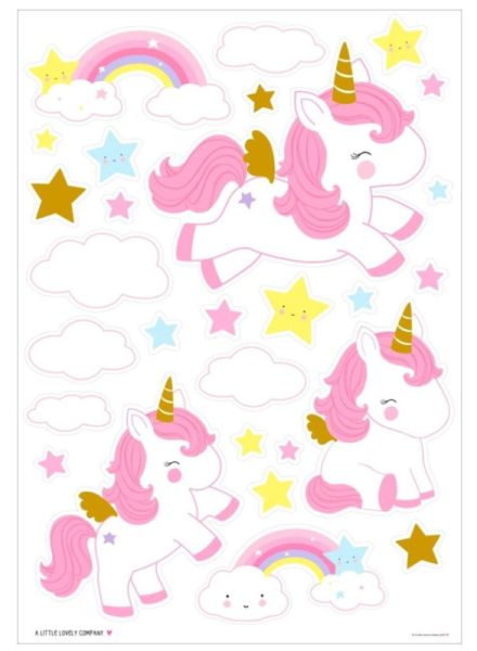 A Little Lovely Company Stickers Mural Licorne