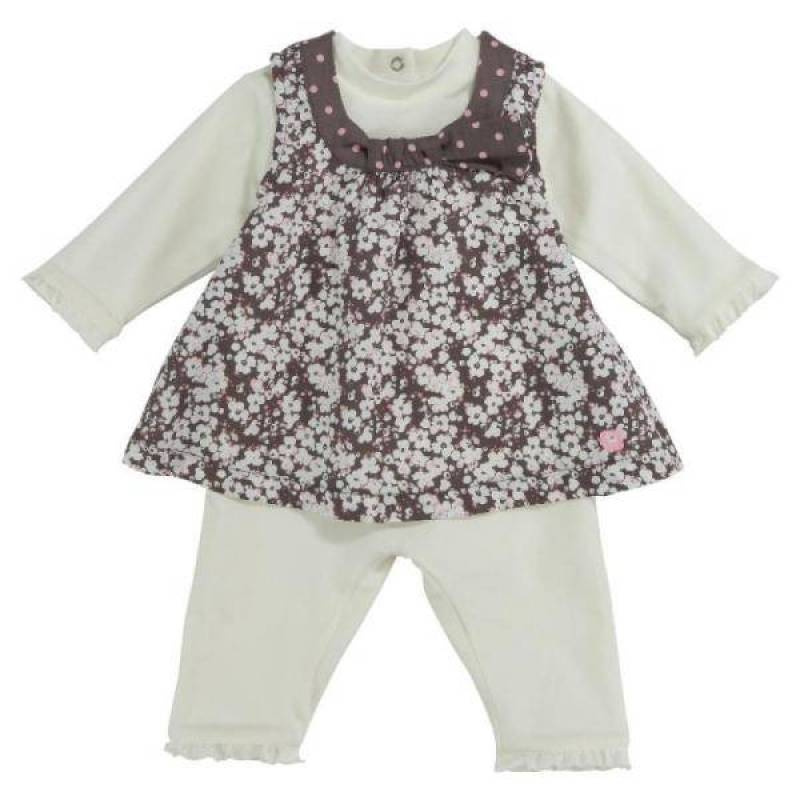 Combilong Ecru 9 Mois Absorba Combilong Ecru 9 Mois de chez Absorba, collection Chic Spirit Fille