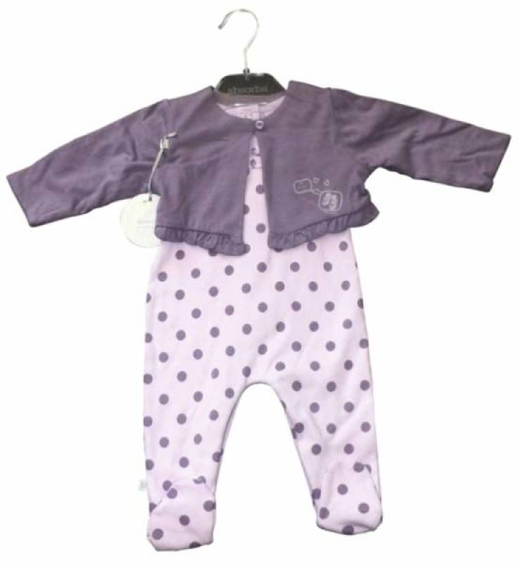 Ensemble Combilong et Cardigan Porcelaine 6 mois Absorba Ensemble Combilong et Cardigan Porcelaine 6 mois de chez Absorba, collection Ensemble Fille 0-2 ans