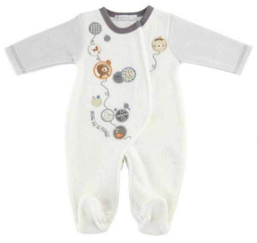 Pyjama Petit Ours Ecru 12 mois Absorba Pyjama Petit Ours Ecru 12 mois de chez Absorba, collection Nuit Layette