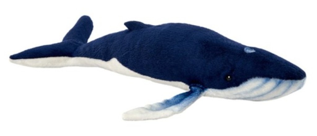 peluche baleine bleue