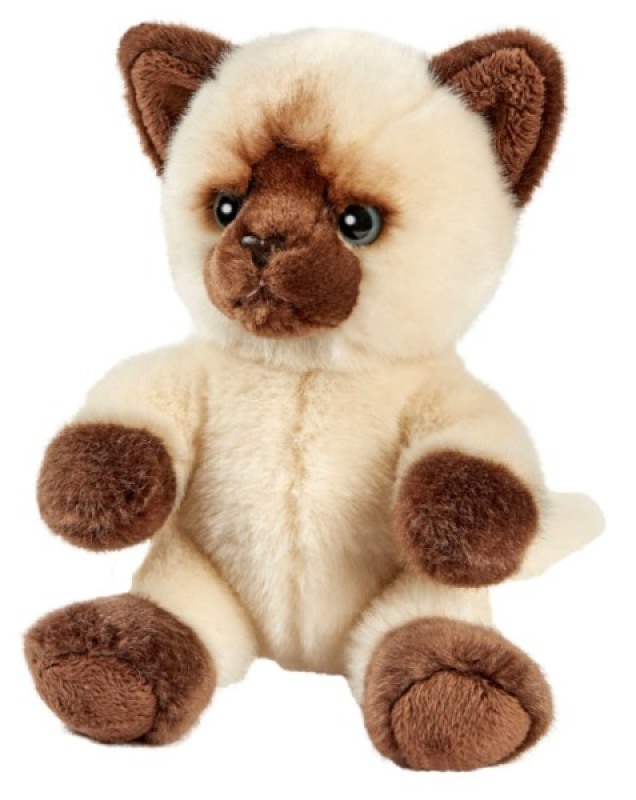 Peluche Chat Siamois Têtabizous Anima Peluche Chat Siamois Têtabizous de chez Anima, collection Les Tetabizous