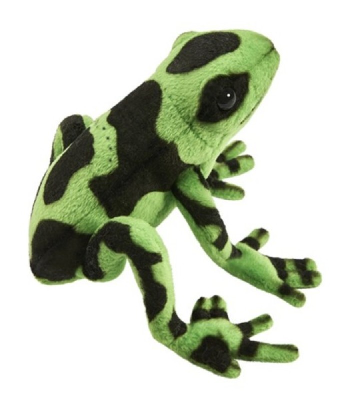 Hansa Peluche Grenouille Verte Noire 17 Cm Livraison Gratuite 24 48h