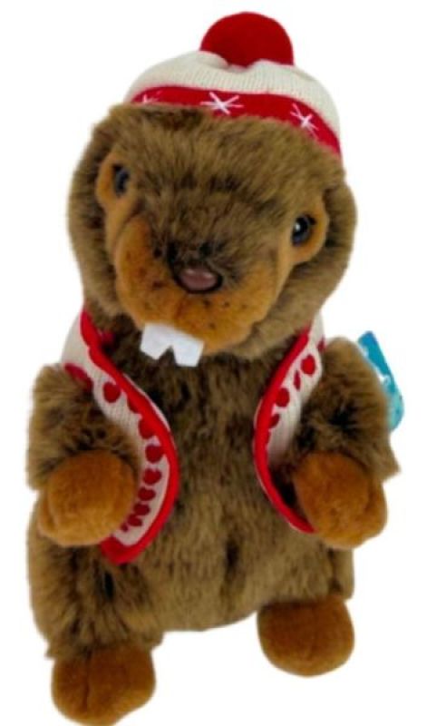 Peluche Marmotte Gilet Blanc - 25 cm Anima Peluche Marmotte Gilet Blanc - 25 cm de chez Anima, collection Animaux de la Foret