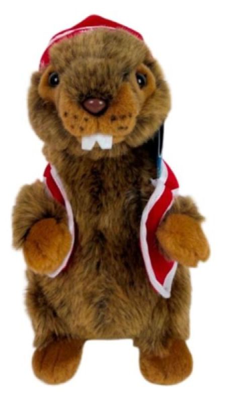 Peluche Marmotte Gilet Rouge - 25 cm Anima Peluche Marmotte Gilet Rouge - 25 cm de chez Anima, collection Animaux de la Foret