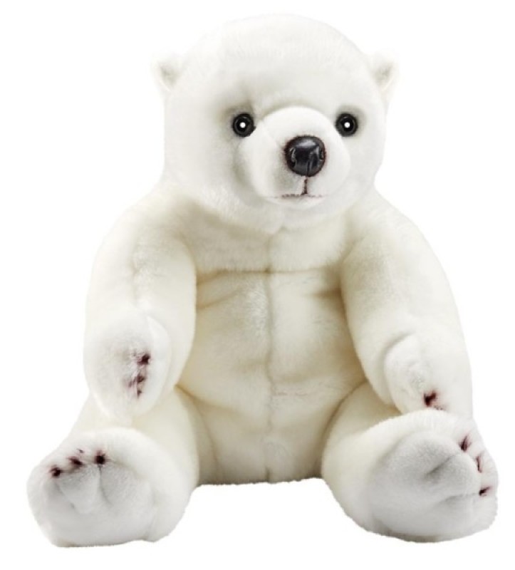 Peluche Ourson Flocon - 60 cm Anima Peluche Ourson Flocon - 60 cm de chez Anima, collection Animaux du Grand Froid