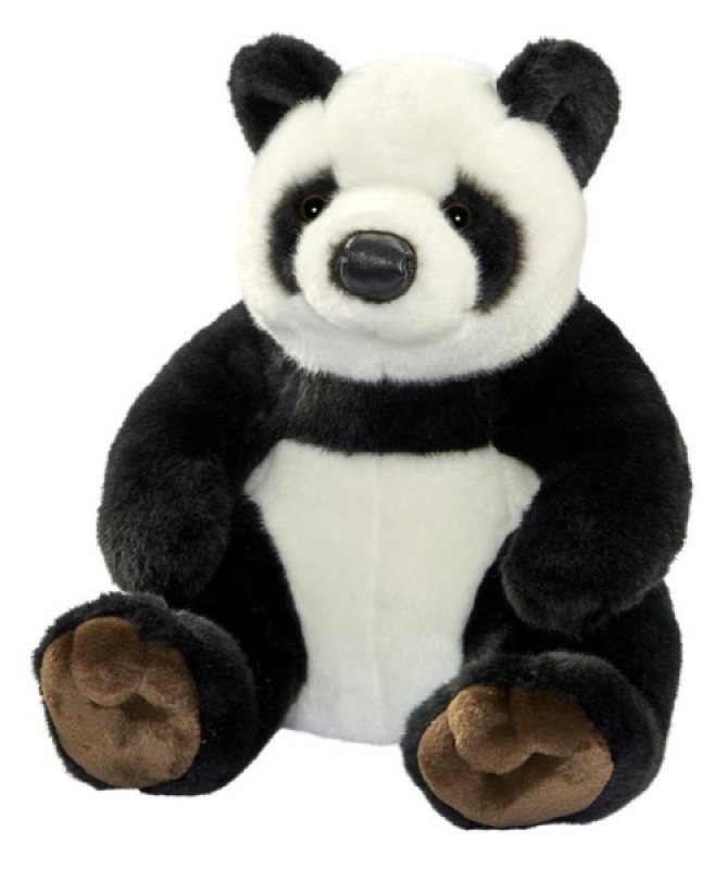 Peluche Panda Assis 37 cm Anima Peluche Panda Assis 37 cm de chez Anima, collection Animaux d'Asie