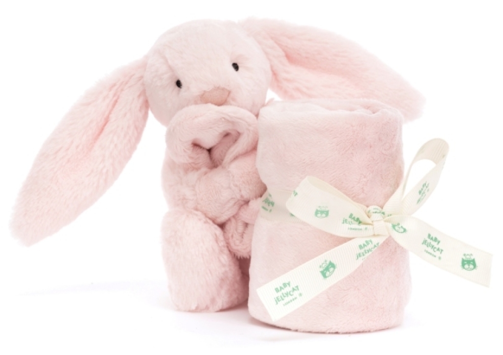 Doudou Lapin Rose Bashful Baby Jellycat Doudou Lapin Rose Bashful de chez Baby Jellycat, collection Coffrets Musicaux & Tirelires