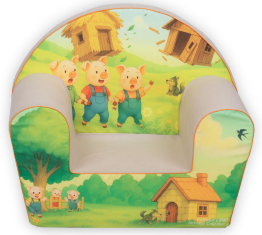 Fauteuil Premium - Les 3 Petits Cochons - Heritage Collection BabyStoria Fauteuil Premium - Les 3 Petits Cochons - Heritage Collection de chez BabyStoria, collection