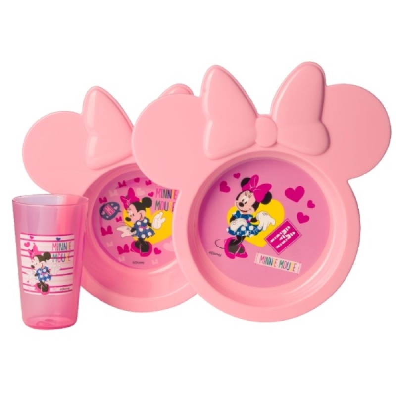 Coffret Repas Minnie Babycalin Coffret Repas Minnie de chez Babycalin, collection Minnie